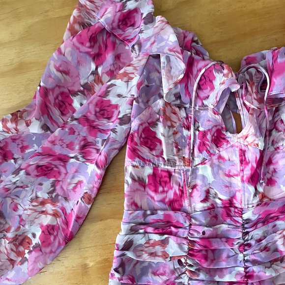 For Love and Lemons Sofia Mini Dress Size Small (Worn Once) - Picture 7 of 7